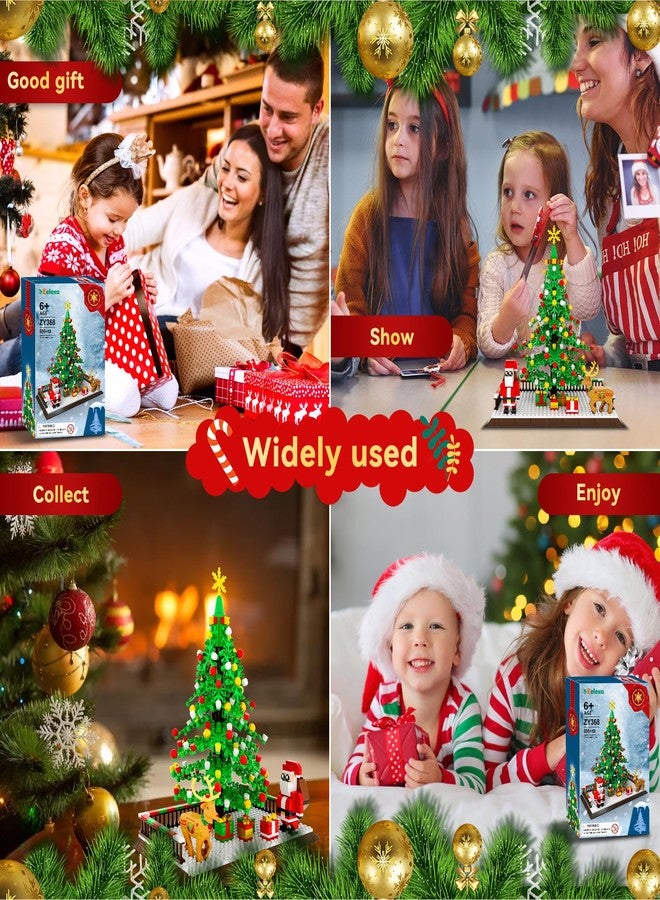 Eelexa Christmas Tree Building Block: Festive Figures Building Set with Santa Claus, 586 PCS for 6+ Ages Kids, Boys, Girls, Adult - Image 5